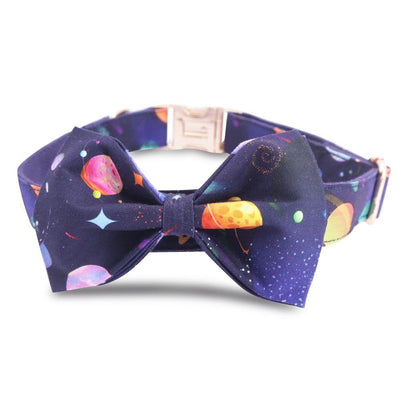 Galaxy Bow Tie Collar