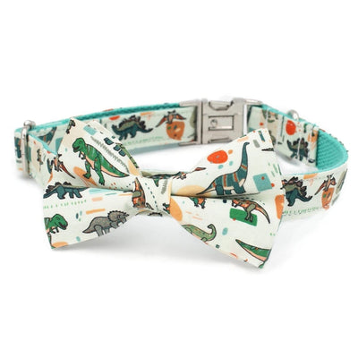 Dinosaur Bow Tie Collar