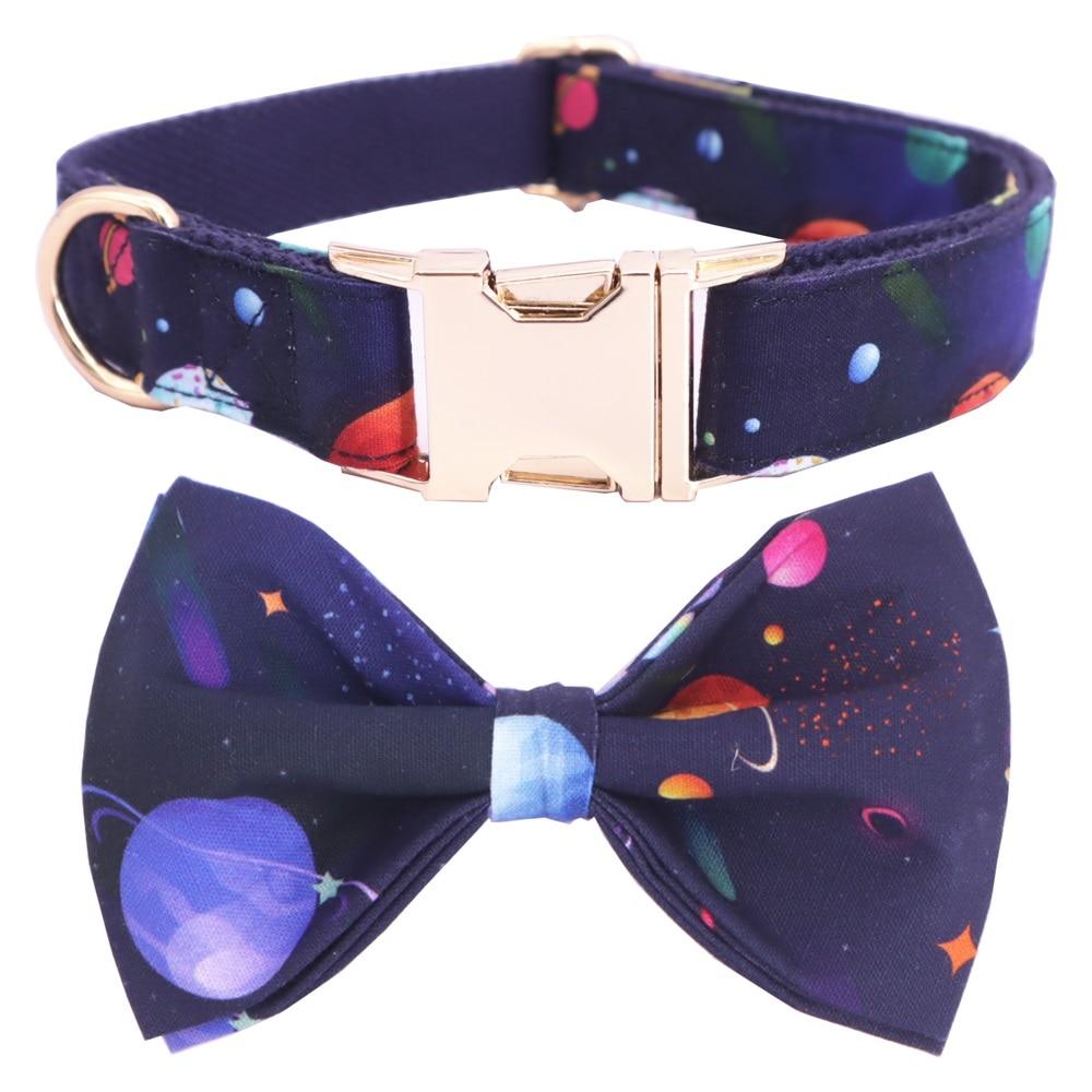Galaxy Bow Tie Collar